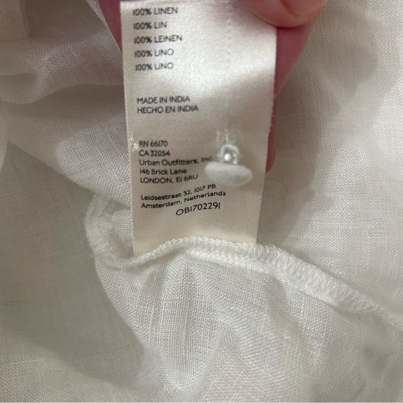 Anthropologie The Audie Linen Puff-Sleeve Blouse - Picture 7 of 16